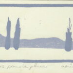 Peupliers sous la pluie