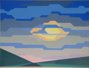 Soleil d’hiver voilé