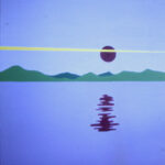 Soleil et Reflet rouges